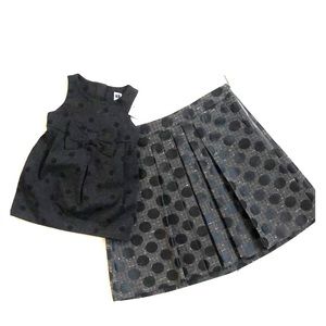 Janie and Jack Polka dot bow dress. Brand NEW